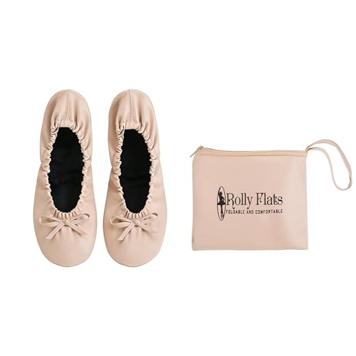 Image of Women's Foldable Ballet Flats - Portable Flat Shoes for Travel and Wedding that Fit in Your Purse