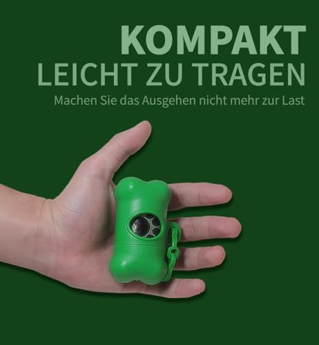 Blanlody Hundekotbeutel 450 Tüten Kotbeutel für Hunde Biologisch Abbaubar Hundebeutel mit Duft 28 Rollen 30 x 22 cm Hundetüten und Kotbeutelspender