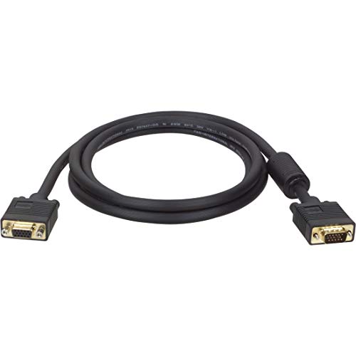 Tripp Lite 100ft SVGA / VGA Monitor Extension Gold Cable with RGB High Resolution HD15 M/F 1080p 100' - VGA extension cable - HD