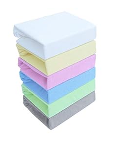 Mavantara Frotte Kinderbett Spannbettlaken 80x160 Blau