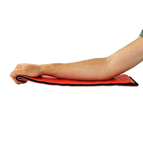 Asa Techmed Emergency Splint 36" Universal Aluminum Rolled Splint, Assorted Colors - Ideal For Sports, Home, First Aid, Pets (Orange) #TOP5