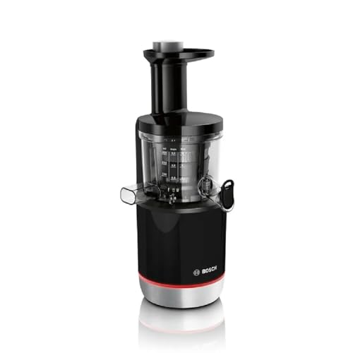 Bosch VitaExtract Cold Press Slow Juicer | Gentle Squeezing Technology | Unique Pulp Mix Control | High Nutrition | Easy Assembly & Cleaning | 3 Filters for Multiple Applications | 【MESM731MIN】