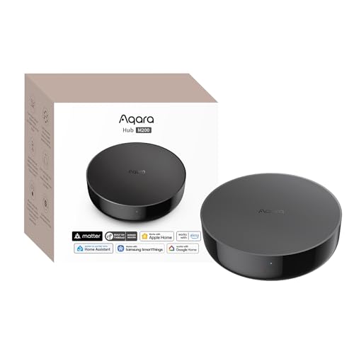 Aqara Smart Hub M200, Matter-Controller, Thread-Grenzrouter mit Aqara Zigbee, Bluetooth, WLAN, PoE, IR, unterstützt Amazon Alexa, Apple HomeKit, Home Assistant, SmartThings, Google Home