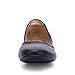 KOLILI Women's Ballet Flat Classic Round Toe Walking Shoes Casual Ladies Faux Leather Flat Shoes Black