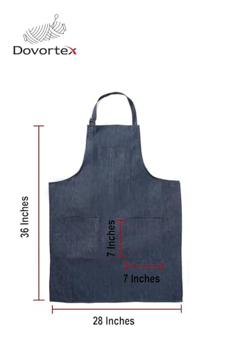 Denim Apron and Black Apron