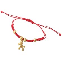 Chinese Year of the Horse Red String Bracelet - Golden Horse Charm Lucky Braided Rope Bracelet for Women Men, Adjustable Chinese Zodiac Jewelry Gift