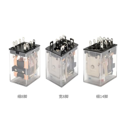 Relé JTX de 8 pines redondo AC 220V con base de conexión estable de 10A 3