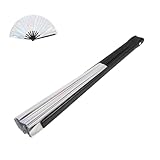 [TOVINANNA] 全息ホログラフィック折りたたみ太極扇 コンパクト持ち運び可能 手持ちファン 写真小道具 パーティー装飾 コンサートやダンスイベ