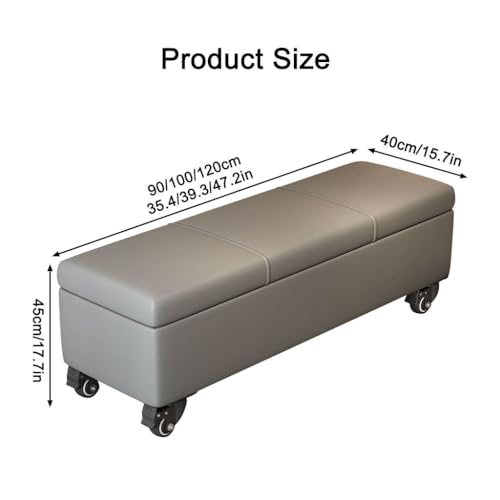 Tabouret ottoman de rangement gain de place pour optimiser les petits salons - 4