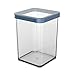 Produktbild Rotho Loft quadratische Vorratsdose 1l mit Deckel und Dichtung, Kunststoff (SAN) BPA-frei, blau/transparent, 1l (10.0 x 10.0 x 14.2 cm)