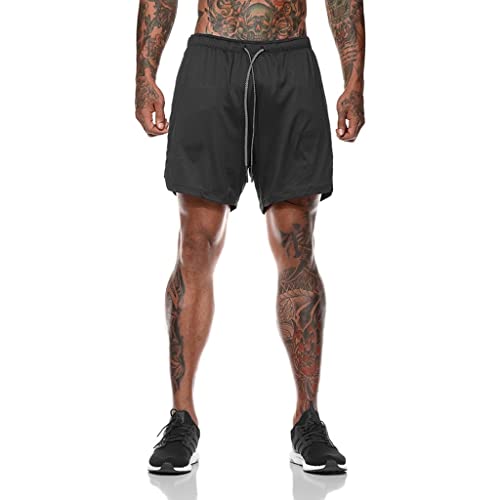 Short de sport homme gym fitness musculation short pants quick dry respirant