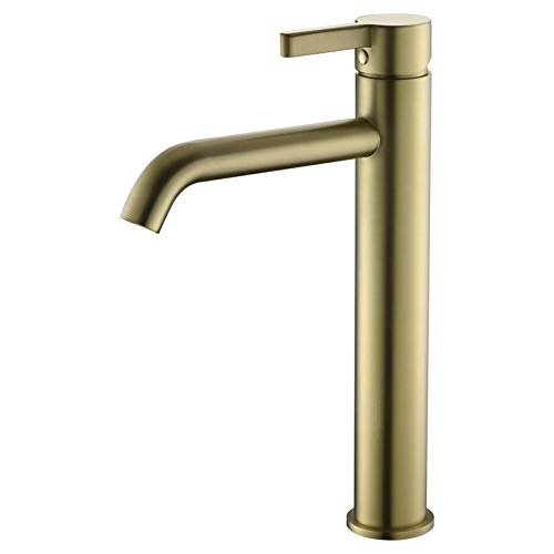 Robinet de lavabo de salle de bains mitigeur eau chaude froide en laiton
