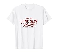 Adventure inspired Take The Long Way Home concept celebrating travel freedom, exploring new places and enjoying the beauty of slow roadtrip life. Perfect for vanlife fans, travelers, hikers and outdoor explorers who love taking scenic routes and disc...