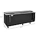 KoolMore KM-BOC95-BK 95 in. Commercial Bottle Cooler in Black with Built-in Opener, ETL Listed, 30 cu. ft