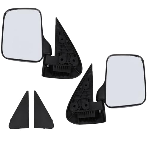 ダイハツ ハイゼット S200P S210P サイドミラー ドアミラー 左右セット 各種 左側 助手席側 87940-87536 等 右側 運転席側 87910-87540 等 目隠し蓋付き トラック カスタムパーツ 修理 交換 純正互換 社外品 (左右セ