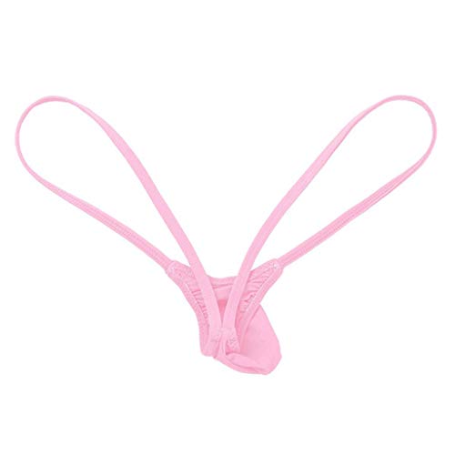 Lingerie sexy para homens, cuecas de cintura baixa, calcinha fio dental com fio dental nas costas