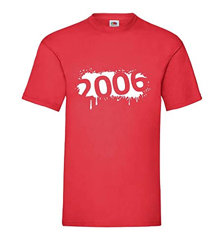 T-shirt rouge homme XXXL anti-engoncement - Coupe ample collection 2006