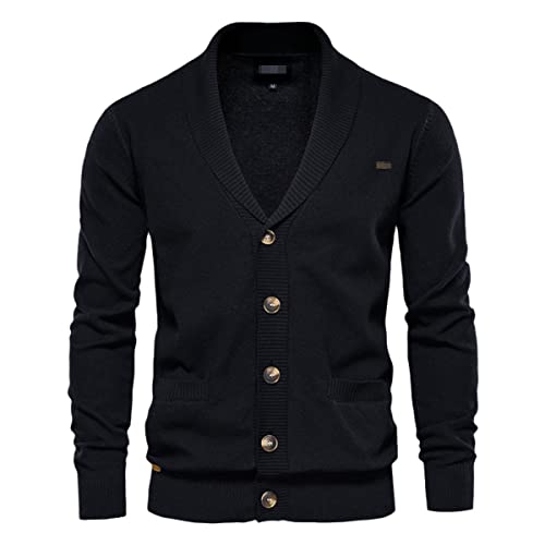 Cardigan homme en coton Roquorl idéal pour un look de bureau casual