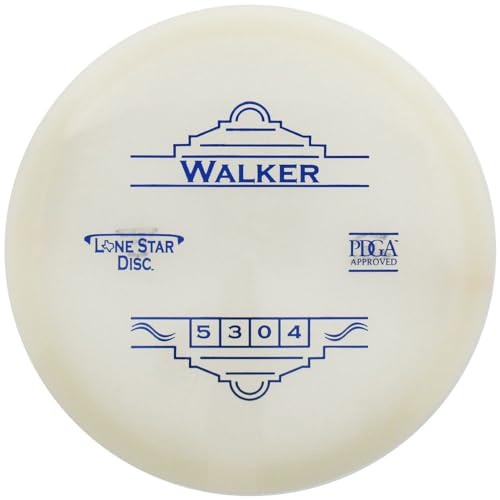 mint discs Lone Star Glow Alpha Walker Midrange Golf Disc, 170-176g
