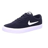 Talla: 41 Nike SB Charge Suede, Sneaker Mujer, Negro/Blanco, 41 EU
