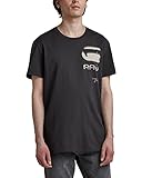G-STAR RAW Men's G RAW Typography r t T-Shirt, Grey (cloack C506-5812), XL