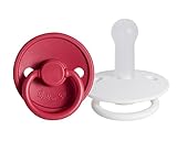 ButtonMe Premium Soft Silicone Pacifiers 6-18 Months BPA Free Baby Pacifier - 2-Pack of Comfortable & Stylish Baby Pacifiers 6-18 Months for Baby Boy & Girl - Hospital-Grade Silicone Baby Pacifiers