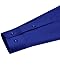 J.VER Men's Dress Shirts Solid Long Sleeve Stretch Wrinkle-Free Formal Shirt Business Casual Button Down Shirts Royal Blue Large