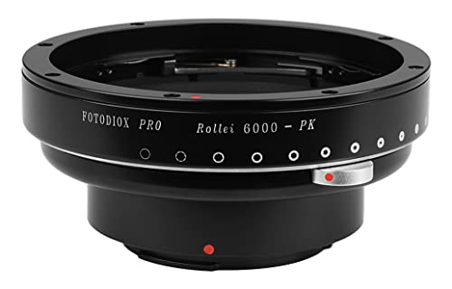 Adaptador Rollei 6000 a Pentax K Fotodiox Pro con montura metálica de alta durabilidad 1