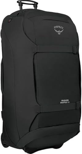Osprey Sojourn Shuttle 36"/130L Wheeled Duffel Luggage, Black