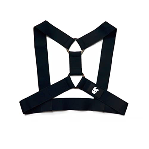 HYQPAI Harnais à bandoulière élastique pour homme Cosplay Club Wear Costume Sexy Muscle Guy Party Lingerie Sling Top(Color:black,Size:M) Cover