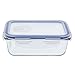 Amig Recipiente Hermético para Alimentos Mod.300, 570 ml, Contenedor de Cristal Válido para Microondas, Horno, Congelador y Lavavajillas, Fácil de Limpiar, Anti Olores, Transparente