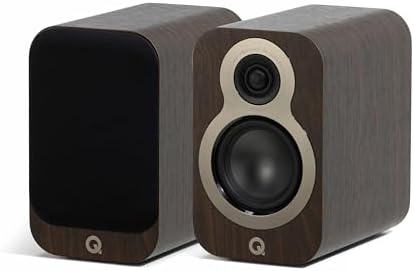 Q Acoustics 3010c Pair of Claro Walnut Compact Bookshelf Speakers...
