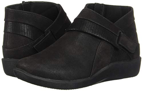 Clarks Women's Sillian Rani Ankle Boot, Black Synthetic, 5 M Us #TOP6