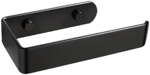 Matte Black Bath Hardware Sets Folding Towel Rack with Hook Bathroom Accessories Aluminum Storage Bath Shelf Toilet Paper Holder,Paper Holder,16CM