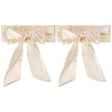 Avantages : Fabriquée en satin qui ajoute une touche d'élégance à toute tenue. Douce et légère, confortable et facile à porter, lavable.