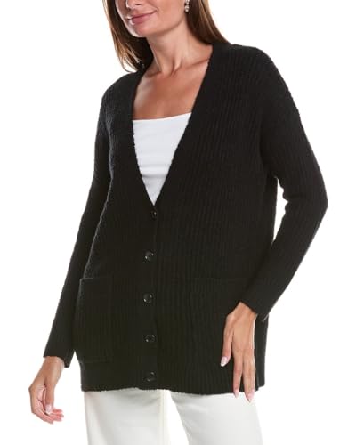 Button Front Cashmere-Blend Cardigan
