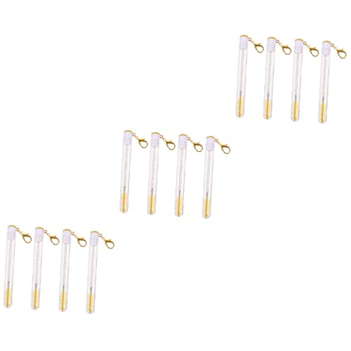 MUSISALY 3sets Essential Eyelash Brush Set Portable Eyelash Mascara Tube for Mascara Applicator 4pcs*3