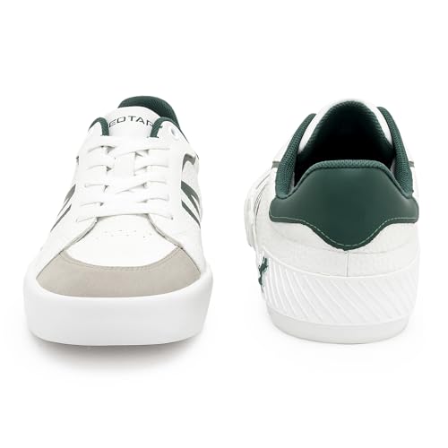 Image of Red Tape Men's Sneakers Off White Pu Round Toe Lace-Up Responsive Sole
