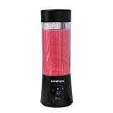 InstaCuppa Portable Blender for Smoothie, Milk Shakes, Crushing Ice and Juices, USB Rechargeable Personal Blender Machine for Kitchen with 2000 mAh Rechargeable Battery, 150 Watt Motor, 400 ML
