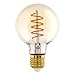 Produktbild EGLO E27 Lampe dimmbar, Spiral LED Glühbirne Globe, Vintage Leuchtmittel für Retro Beleuchtung, 8 Watt (entspricht 60 Watt), 806 Lumen, warmweiß, 2700 K, Edison Birne G80, Ø 8 cm