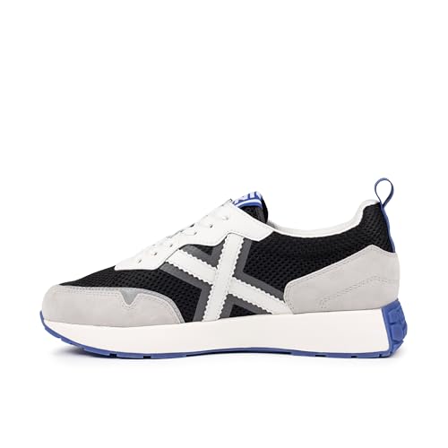 Baskets basses Munich Xemine pour homme en noir et blanc