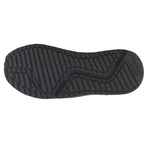 PUMA Puma Pacer Future Doubleknit Sneaker, Black Black White, 7 US Unisex Big Kid