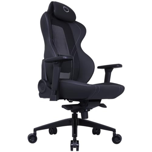Cooler Master Hybrid 1 Ergonomic Gaming Chair MuscleFlex® Mesh, Cold-Molded Foam, Steel Frame | Aluminum Base. 180 Reclining, Adjustable Lumbar Support | Gas Lift, 360° Swivel for PC Game | Office
