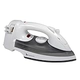 Newhouse 120V 1200-Watt Retractable Cord Steam and Spray Iron NHIR-001-R, Retractable Cord, Self-Cleaning, ETL Certified Home Essential