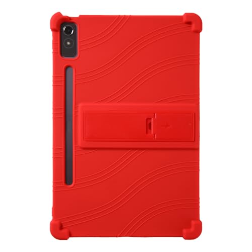 For Lenovo Tab P12 12.7�C���` /Lenovo Xiaoxin Pad Pro 12.7�C���` �P�[�X �J�o�[ �X�^���h�@�\ �V���R�� �Ռ��z�� �^�u���b�g�P�[�X