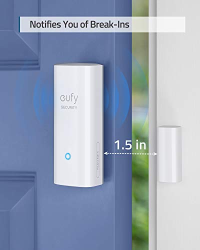 eufy Security Entry Sensor, Detects Opened and Closed Doors or Windows, Door Monitoring, Sends Alerts, Triggers Siren, 2-Year Battery Life, Indoor Use Only, Requires HomeBase, 24/7 Monitoring Optional - Image 3