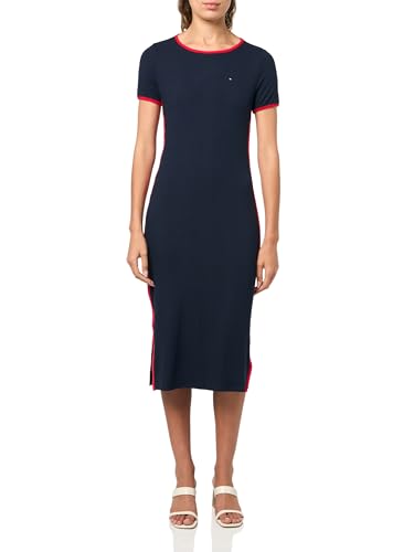 Tommy Hilfiger Womens Short Sleeve Soft Everyday Sport Dress