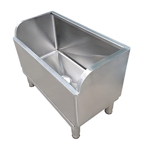 Lavabo utilitaire polyvalent en inox rigide pour garage et atelier
