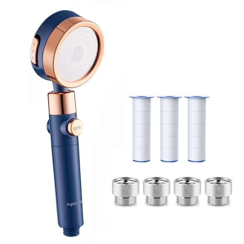 シャワーヘッド【角度調整 新登場】塩素除去 高水圧 85%以上節水シャワーヘッド 浄水 手元止水 3段階モード shower head 極細水流 水量調節 頭皮に肌に優しい ミスト シャワー 保温 保湿 高洗浄力 汚れ除去 水漏れ防止 アダプター付 取り付