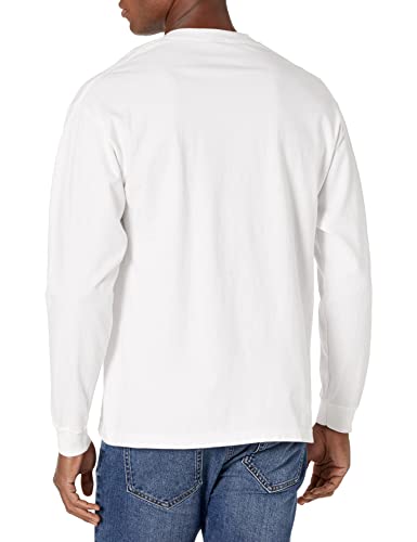 Image of Hanes Men's Beefy Long Sleeve Shirt, 1 or 2 Pack
